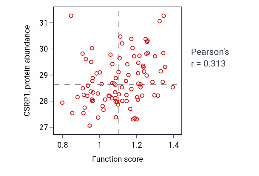 Per-sample scatter of Phosphate ion homeostasis activity vs CSRP1 in UCEC.